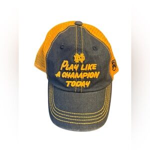 Notre Dame Top of the World 2016 Youth Trucker Hat Play Like A Champion Today